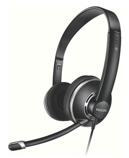 Гарнитура Philips SHM7410/00 с функцией шумоподавления, регулятором громкости
