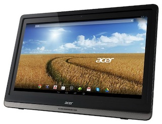 Моноблок Acer Aspire DA241HL 24" FHD Touch Tegra T33/1Gb/SSD 16Gb/MCR/And4.2.2/GETH/WiFi/BT/black 1920*1080/Web/клавиатура/мышь