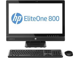 Моноблок HP EliteOne 800 23" IPS i5 4570/1x4Gb/500Gb/DVDRW/MCR/W8Pro64/WiFi/клавиатура/мышь /2013 Tilt/Swivel/Recline/HAS 800/600