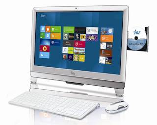 Моноблок IRU 311 21.5" HD P G1610/4Gb/500Gb/IntHDG/DVDRW/MCR/DOS/WiFi/white/Web/клавиатура/мышь