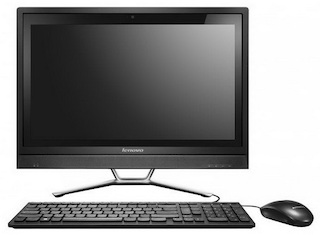 Моноблок Lenovo C360 19.5" HD i3 4130T/4Gb/1Tb/GF705M 2Gb/DVDRW/W8.1 64/WiFi/white 1600*900/Web/клавиатура/мышь /черный