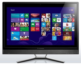 Моноблок Lenovo C560 23" FHD PDC G3220T/4Gb/1Tb/GF705 2Gb/DVDRW/W8.1 64/WiFi/black 1920*1080/Web/клавиатура/мышь /черный