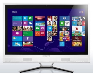 Моноблок Lenovo C560 23" FHD Touch i5 4570T/6Gb/1Tb/GF705 2Gb/DVDRW/W8.1 64/WiFi/white 1920*1080/Web/клавиатура/мышь /белый