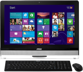 Моноблок MSI AE221-021RU 21.5" FHD P G3220/4Gb/500Gb/IntHDG/DVDRW/Win8/WiFi/BT/white/Web/клавиатура/мышь