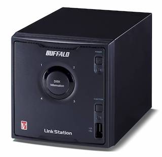 Сетевое хранилище Buffalo LinkStation Pro (LS-QVL/E-EU) SATA 1Ctrl Ethernet 4 отсека RAID 0/1/5/10 -