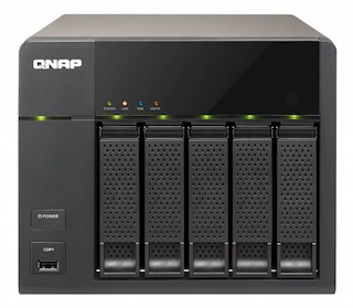 Сетевой накопитель Qnap TS-569L с 5-ю отсеками для жестких дисков Intel Atom D2700 2.13 ГГц