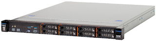 Сервер IBM ExpSell x3250 M5 Xeon E3-1240V3 3.4GHz 1x4Gb DDR3 SAS/SATA 2.5" DVD-RW 460W (5458E5G)