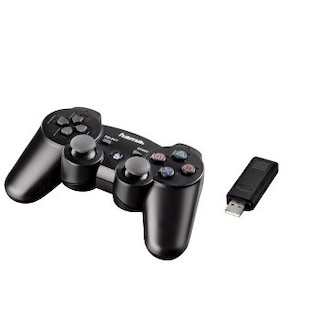 Контроллер Hama H-51825 Black Force беспроводной для SONY PS3 черный