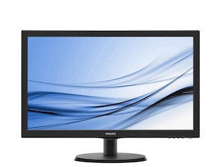 Монитор Philips 223V5LSB2 21,5"; 16:9; TN; LED; 1920x1080; 5ms; 200cd/m2; 0,248х0,248; 170/160 (CR>10)°; 16,7ml; D-Sub