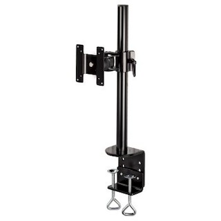 Кронштейн Hama H-95831 для монитора (до 9 см) до 26"/66 см VESA 100*100 до 10 кг fullm.  черн
