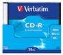 Диск CD-R Verbatim 700Mb 52x DataLife Slim (20шт) 43348