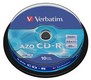 Диск CD-R Verbatim 700Mb 52x DataLife+ Cake Box (10шт) 43429