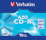 Диск CD-R Verbatim 700Mb 52x DataLife+ Slim Box (10шт) 43342
