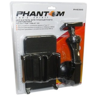 Автомобильный держатель Phantom для планшетных компьютеров PH6380 черный (148127)