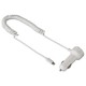 Зарядное устройство Hama H-119427 автомобильное для Apple Lightning 2.1A витой кабель белый