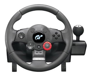 Руль Logitech Driving Force GT (941-000101) черный USB виброотдача обратная связь PC/PS3