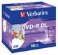 Диск DVD+R Verbatim 8.5GB DL 8x Printable Jewel Case(10шт) 43665