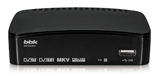 Ресивер DVB-T2 BBK SMP125HDT2 темно-серый