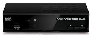 Ресивер DVB-T2 BBK SMP242HDT2 темно-серый
