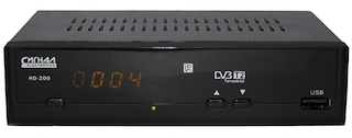 Ресивер DVB-T2 Сигнал HD-200 черный
