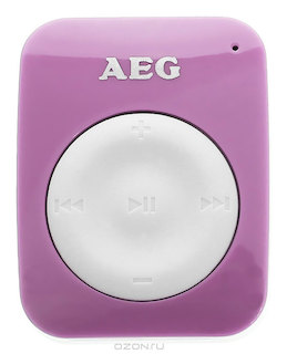 Плеер Flash AEG MMS 4221 4Gb розовый/белый