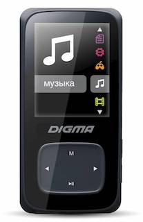 Плеер Flash Digma Cyber 2 8Gb черный 1.8" FM HedPh /FM/AVI/AMV/MP3/WMA/FLAC/OGG/APE/WAV/TF slot