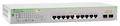 Коммутатор Allied Telesis (AT-GS950/10PS-50) 8-портов 10/100/1000BASE-T PoE+/SFP