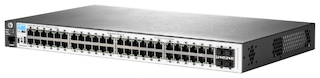 Коммутатор HP 2530 (J9772A) 48-портов 10/100/1000BASE-T PoE+ , 4 SFP ports