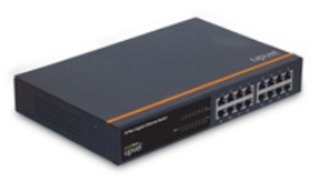 Коммутатор Upvel (US-16G) 16-портов 10/100/1000Mbit/s металлический корпус, в комплекте крепление дл