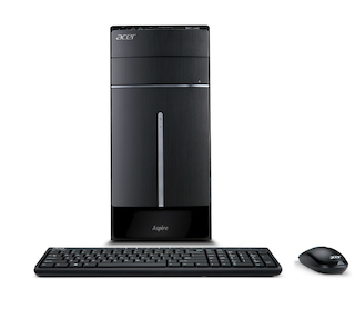 ПК Acer Aspire TC-100 AMD A4-5000/4 GB/1TB/AMD R5-235/DVDRW+CR/Gigabit LAN/Win8.1SL/клавиатура/мышь