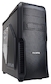 Корпус Zalman Z3 Plus черный w/o PSU ATX 4*fan 2*USB2.0 USB3.0 audio screwless bott PSU подставка под смартфон