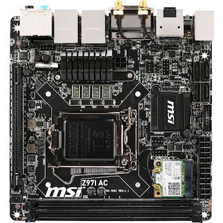 Материнская плата MSI Z97I AC Socket-1150 Intel Z97 DDR3 mini-ITX AC`97 8ch(7.1) GbLAN SATA3 RAID+DVI+HDMI+DP
