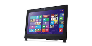 Моноблок Acer Veriton Z2640G 19.5" HD+ Cel 1007u/2Gb/SSD 24Gb/IntHDG/DVDRW/DOS/клавиатура/мышь