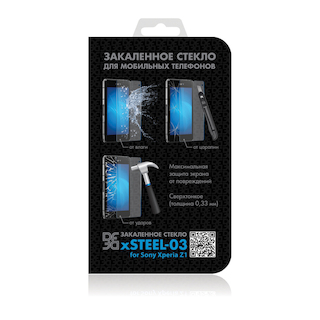 Защитное стекло DF для Sony Xperia Z1 xSteel-03