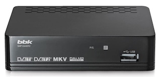 Ресивер DVB-T2 BBK SMP124HDT2 темно-серый