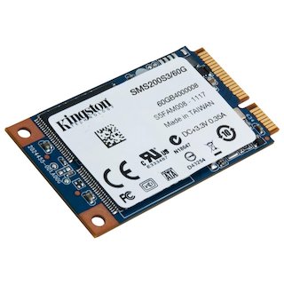 Накопитель SSD Kingston mSATA 60Gb SMS200S3/60G SSDNow mS200 w510Mb/s r550Mb/s MLC