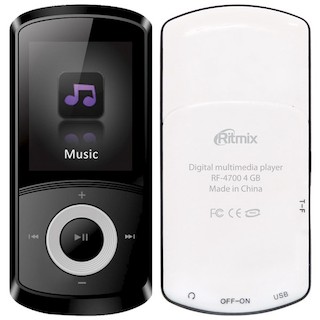 Плеер Flash Ritmix RF-4700 4Gb белый