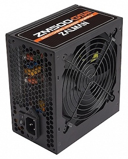 Блок питания 500 Вт АТX ZALMAN (ZM500GS2 ) APFC ATX 2.3, 1X120mm FAN + 4x HDD + 4x SATA, + 2x PCIE 6pin , black (RTL)